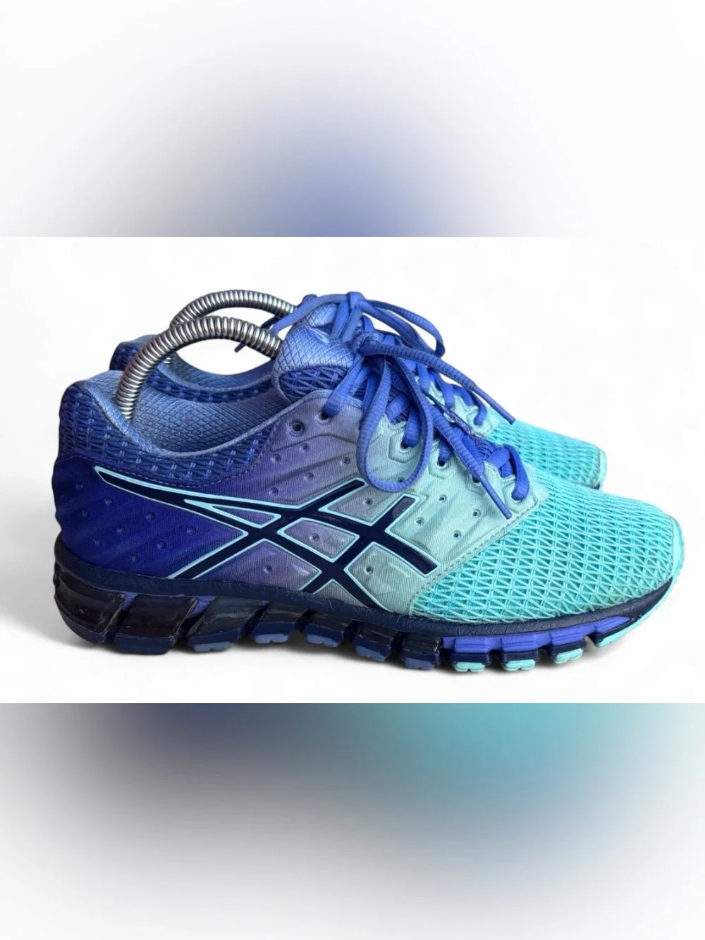 ASICS Women's Gel Quantum 180 Running Shoes Athletic Sneakers Sz 8 Purple/Blue